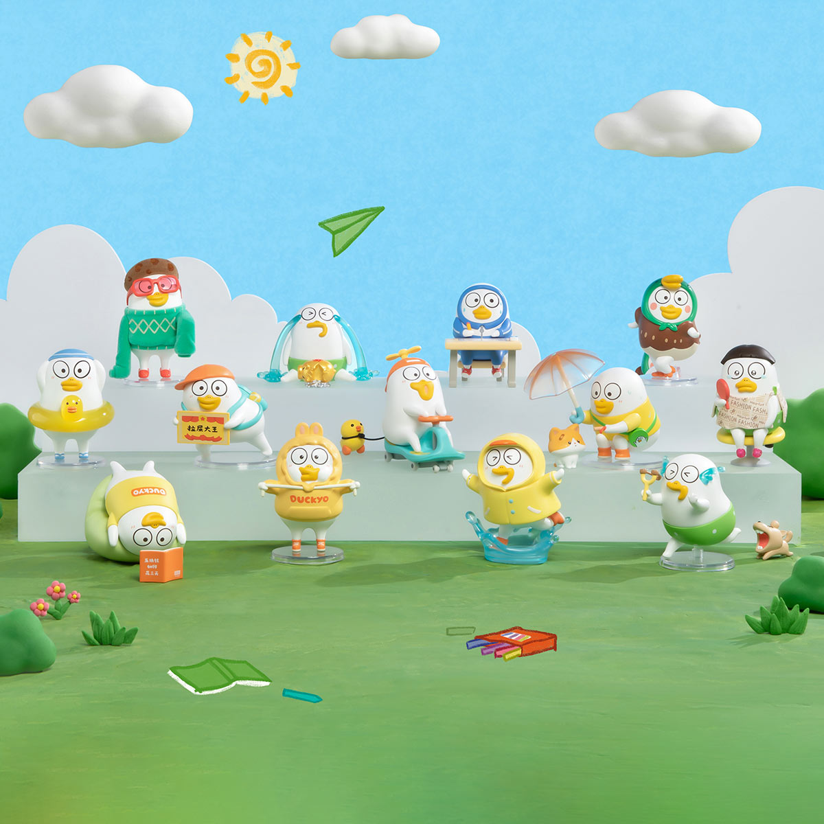 Duckyo Never Grows Up Series Figures