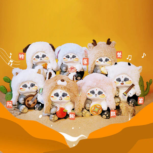 WONDER Panda Dunhuang Music Travel Series Plush Blind Box