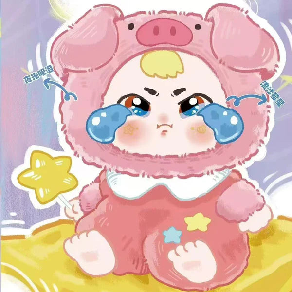 Baby three Sad Baby Monster Pajama Party Series Plush Blind Box