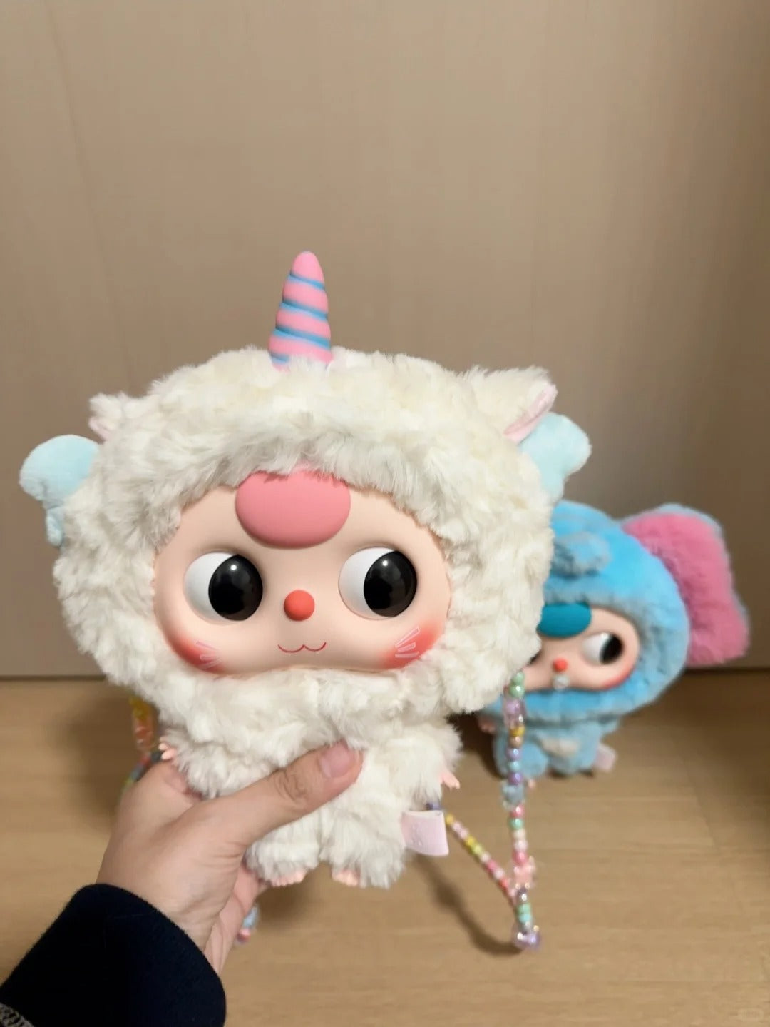 Baby three big head baby zipper bag plush blind box