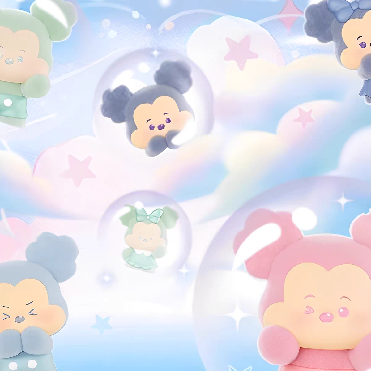 Mickey Mood Palette Series Mini Bean Blind Box