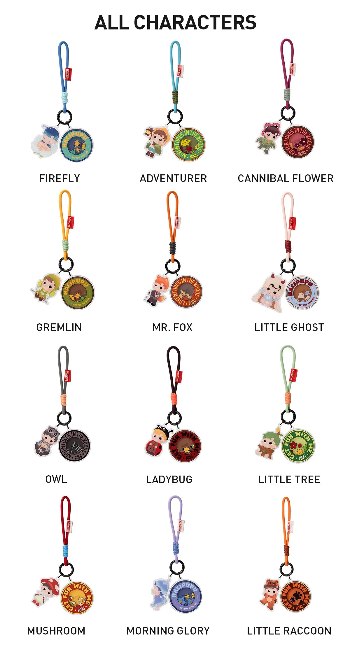 HACIPUPU Adventures In The Woods Series-Pendant Blind Box