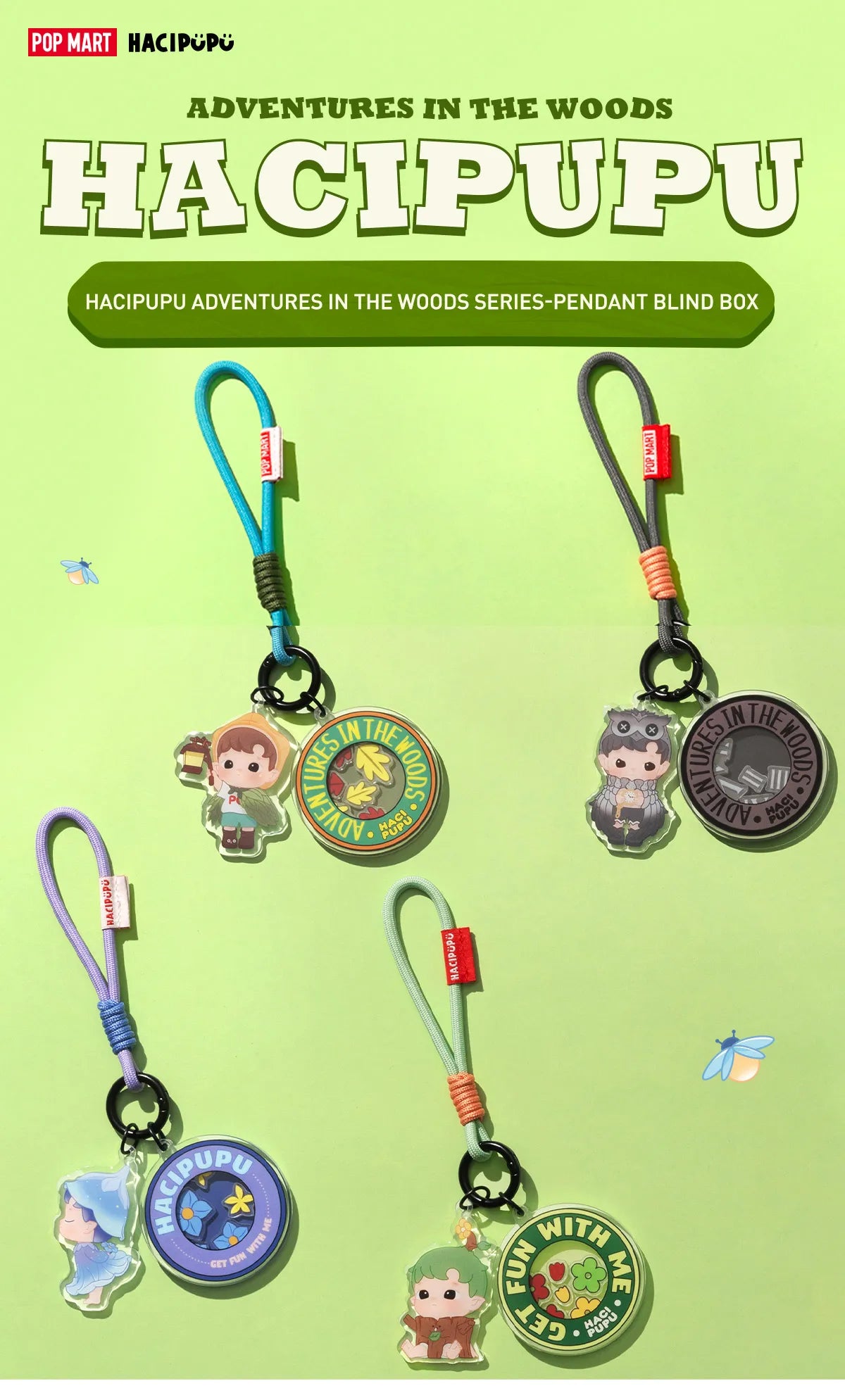 HACIPUPU Adventures In The Woods Series-Pendant Blind Box