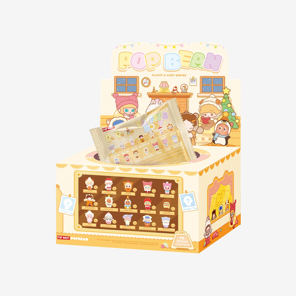 （PREPRDER)POP BEAN Fluffy & Cozy Series Blind Bag