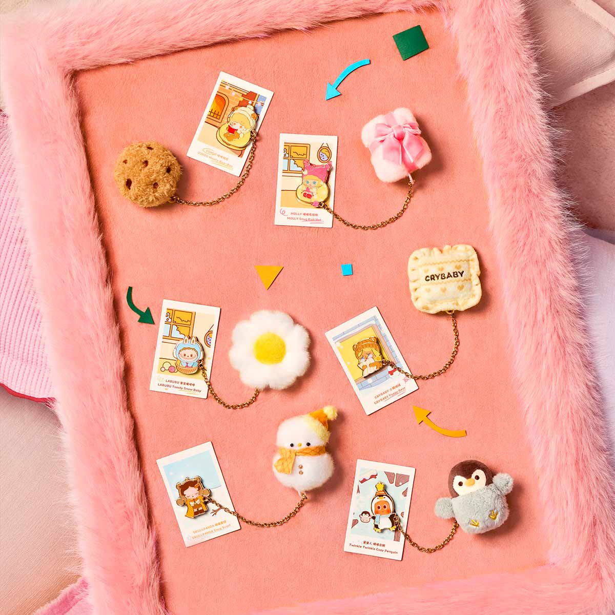 POP BEAN Fluffy & Cozy Series-Fridge Magnet