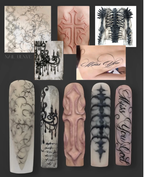 Custom Handmade Press On Nails - Personalized Design for Unique Style