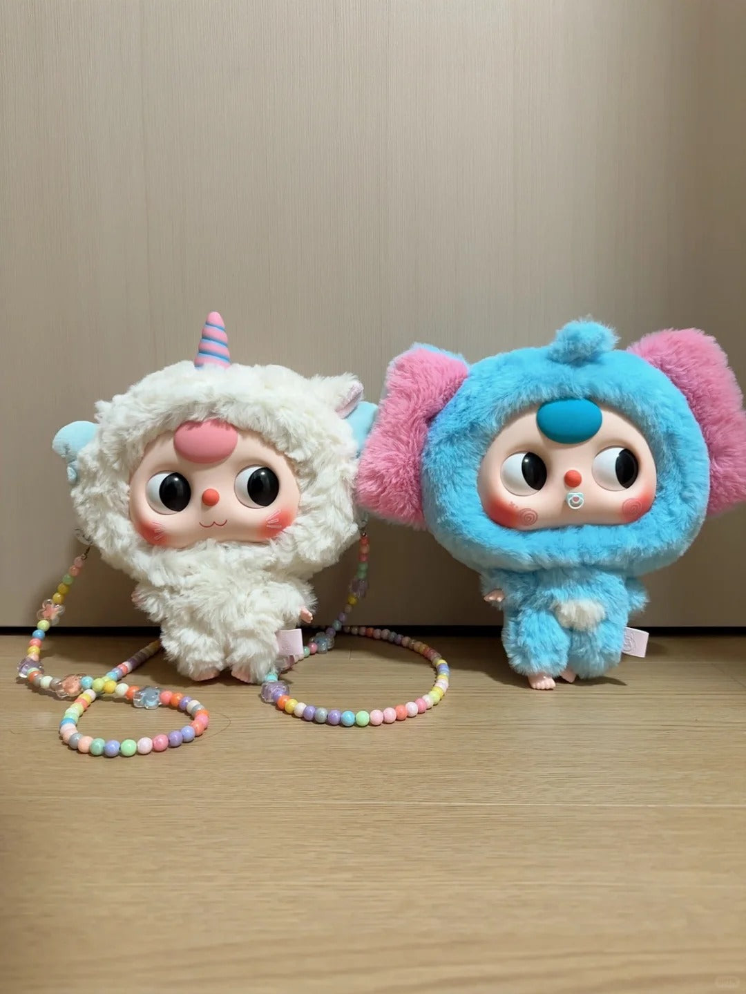 Baby three big head baby zipper bag plush blind box