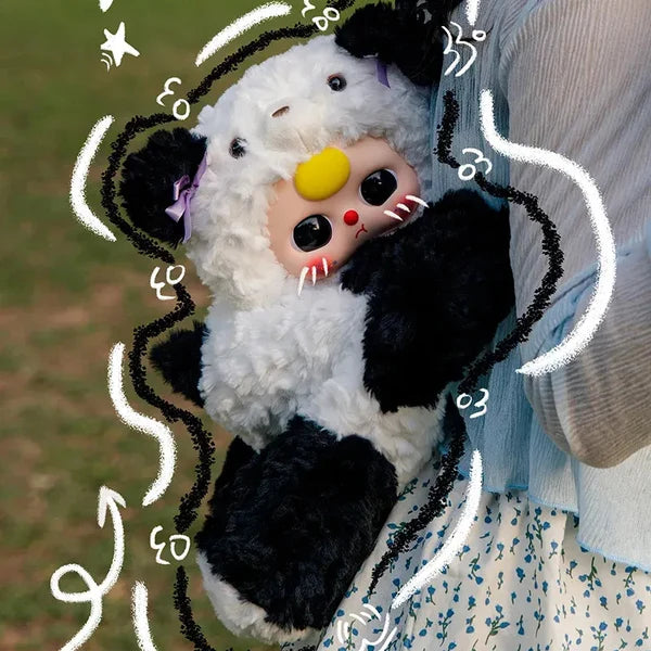 Baby Three-Hugging Baby Backpack Plush Blind Box