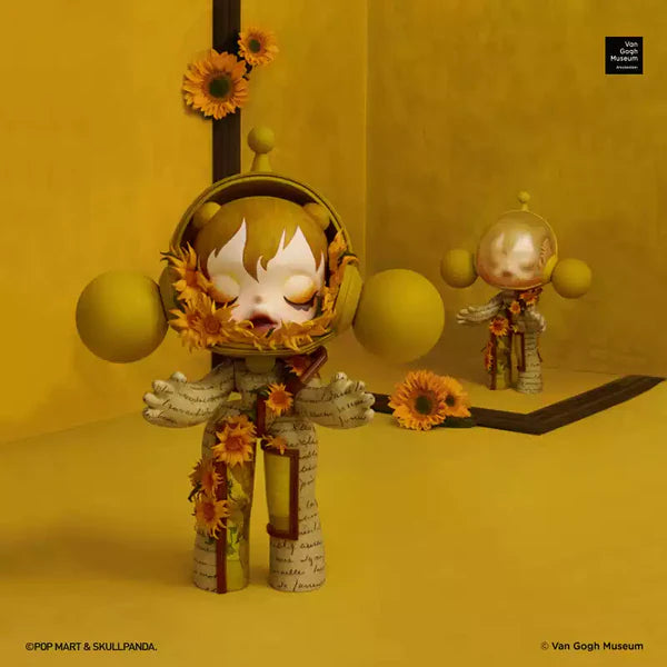 MEGA a SKULLPANDA 400% Van Gogh Museum Sunflowers