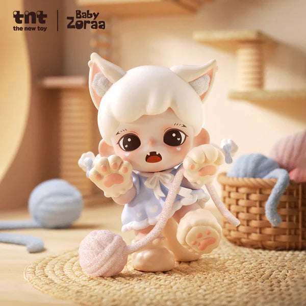 Zoraa Meow Cat Face Mini Series Blind Box Figures