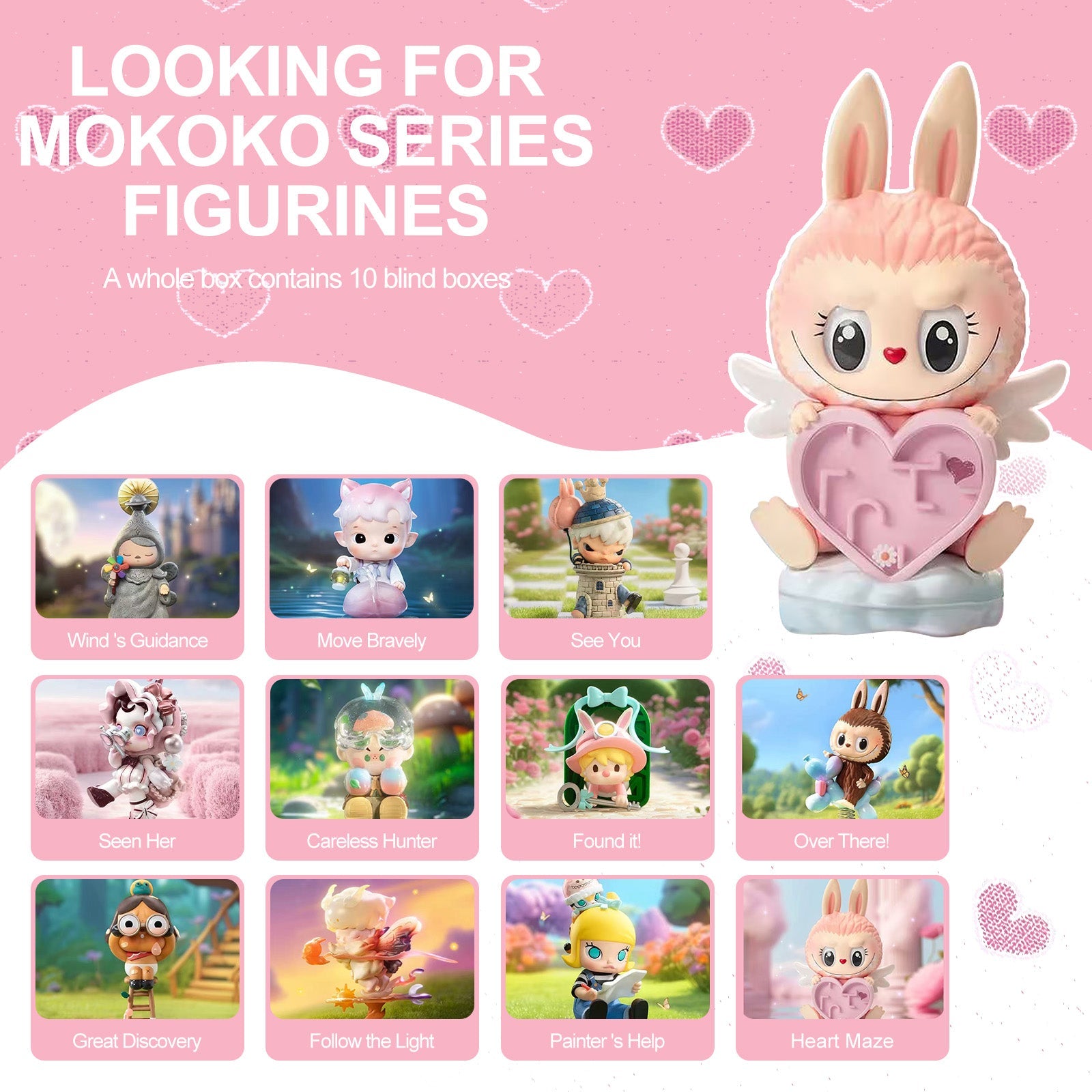 Finding MOKOKO Series Figures