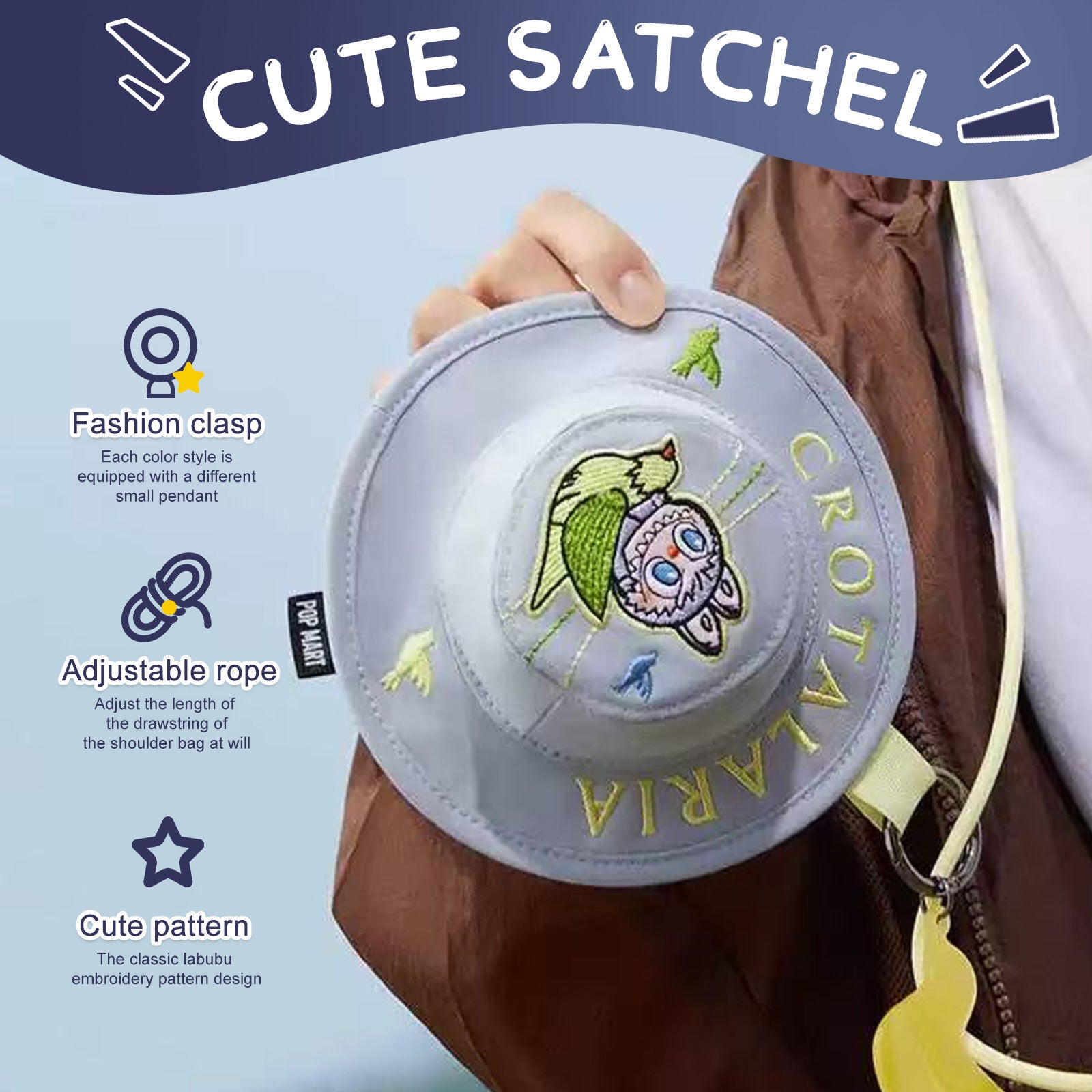 THE MONSTERS FALL IN WILD SERIES-Bucket Hat Mini Bag BIind Box