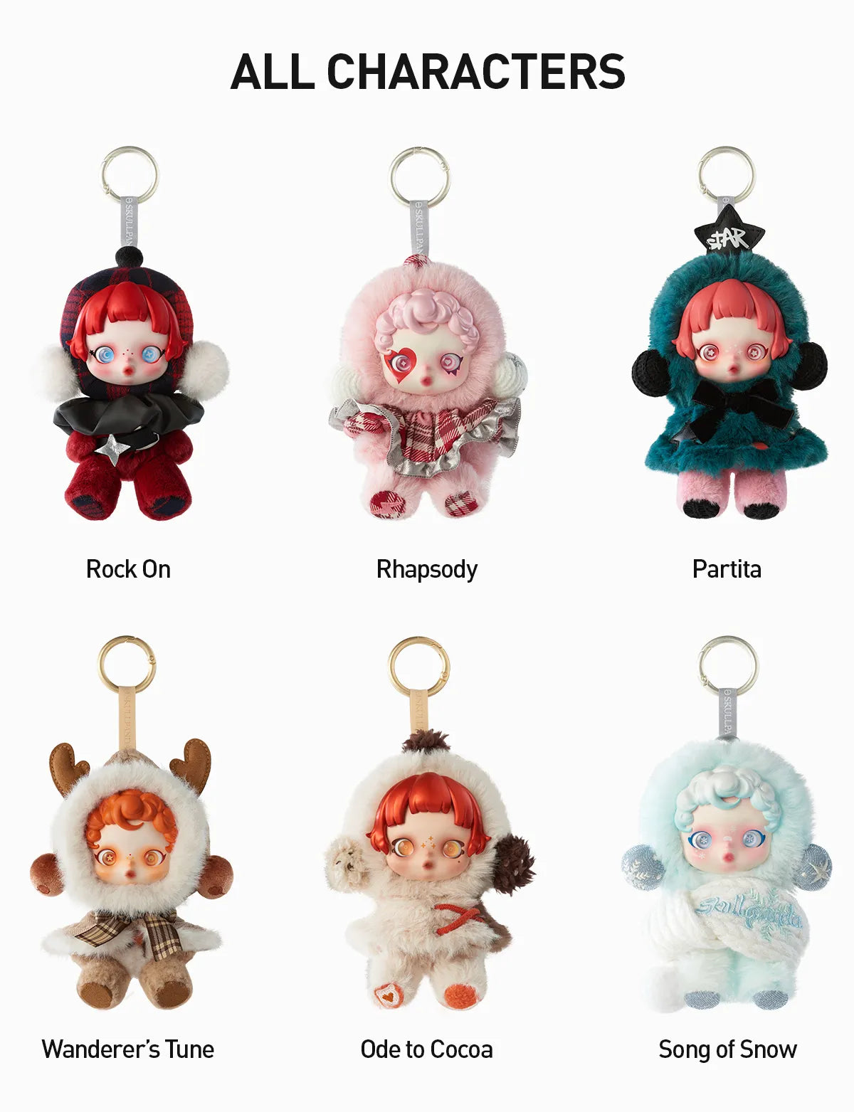 Skullpanda winter symphony blind boxes