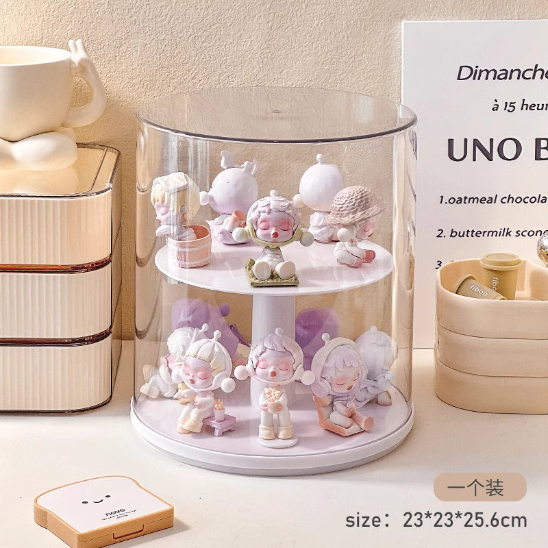 Transparent Manual Rotating Display Box