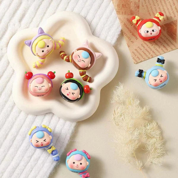 baby three Sister Fridge Stickers Moe Grain Blind Bag