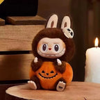 Happy Halloween Party series-sitting pumpkin vinyl plush pendant