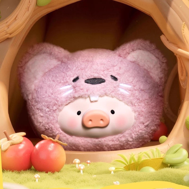 LULU The Piggy Animal Party Plush Silicone Earphone Bag Blind Box