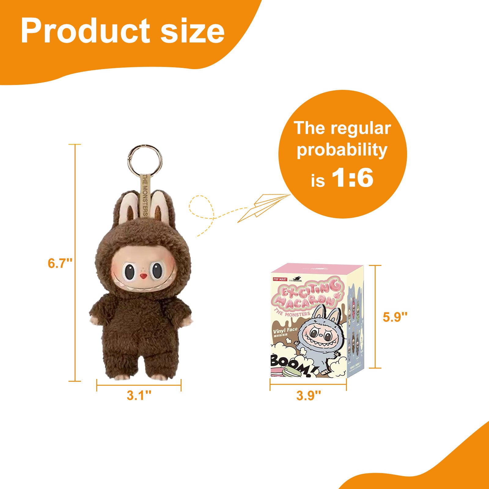 Monster-Exciting Macaron Series Plush Pendant Blind Box