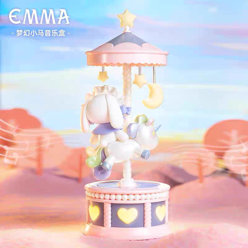 EMMA Fantasy Carousel Music Box Big Figure