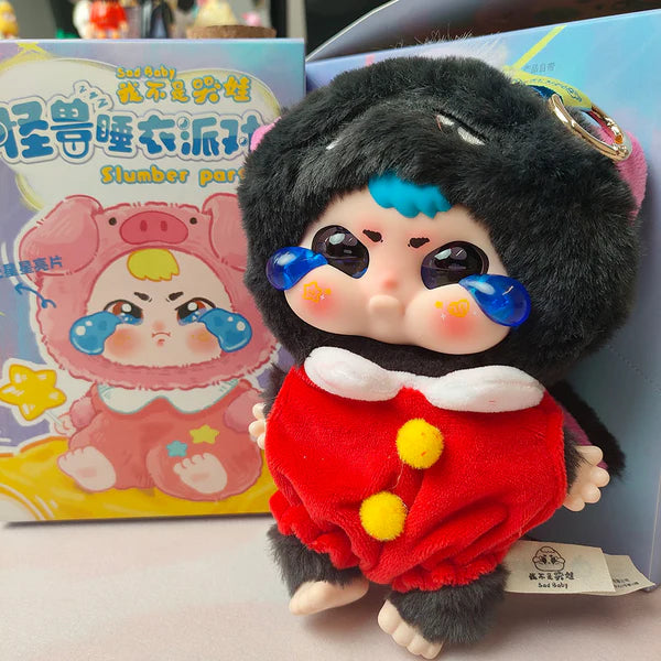 Baby three Sad Baby Monster Pajama Party Series Plush Blind Box