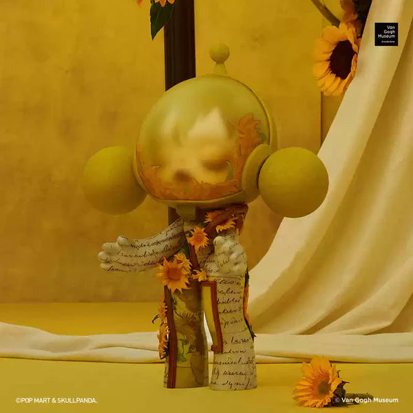MEGA a SKULLPANDA 400% Van Gogh Museum Sunflowers
