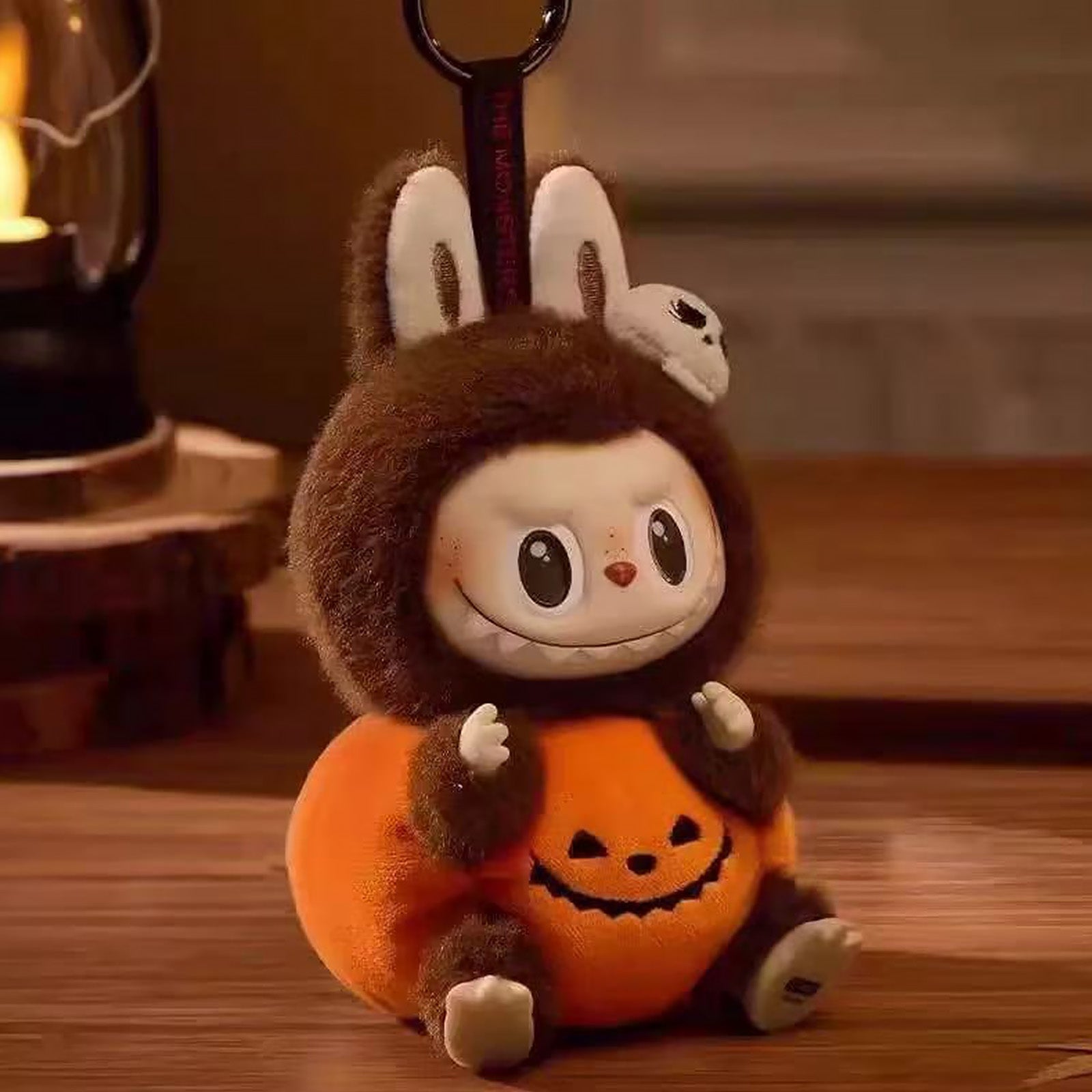 Happy Halloween Party series-sitting pumpkin vinyl plush pendant