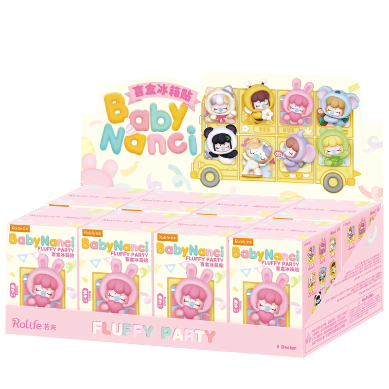 Baby Nanci Fluffy Party Fridge Magnet Series Blind Box