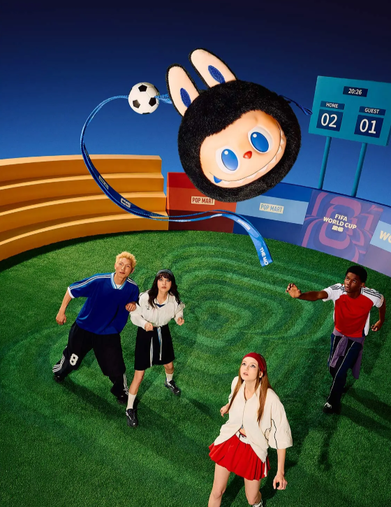 THE MONSTERS × FIFA SERIES-Vinyl Plush Pendant