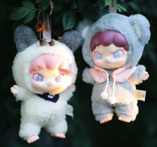 DORA Fuzzy Amimal institute Series VINYL Plush