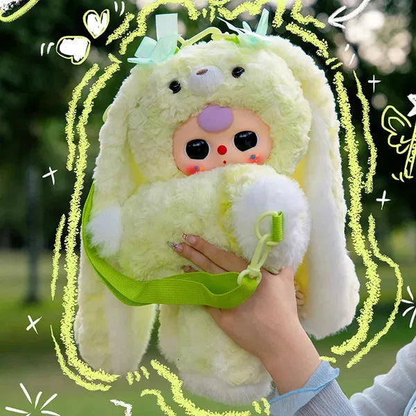 Baby Three-Hugging Baby Backpack Plush Blind Box