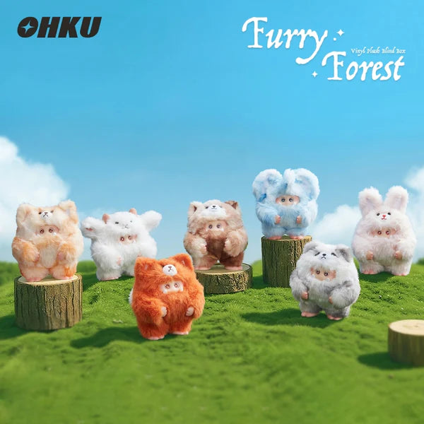 GIGGLE Monster-V2 Furry Forest Series Vinyl Plush Blind Box