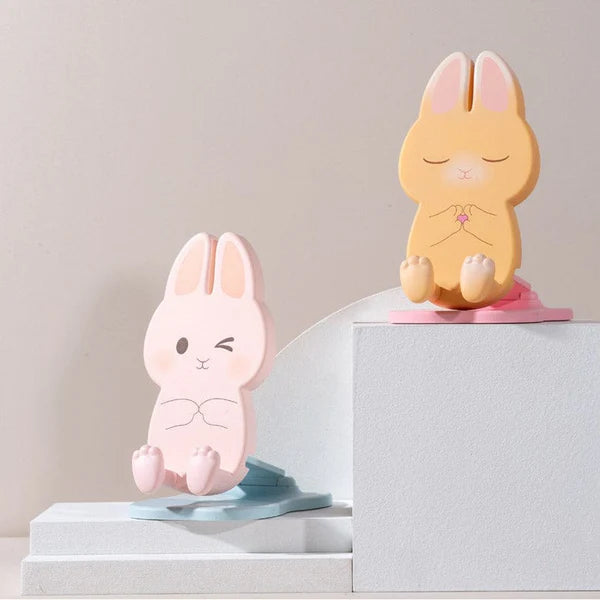 Folding Rabbit Phone Holder