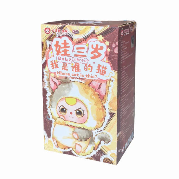 Baby Three-Whose Cat Plush Blind Box Am I