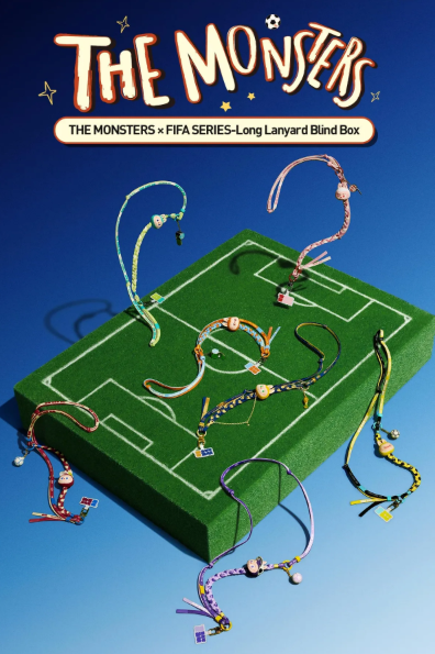 THE MONSTERS × FIFA SERIES-Long Lanyard Blind Box