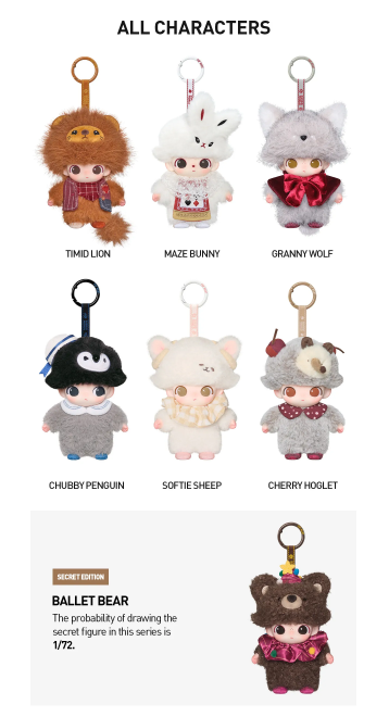 DIMOO The Secret Theatre Club Series - VinylPlush Pendant Blind Box