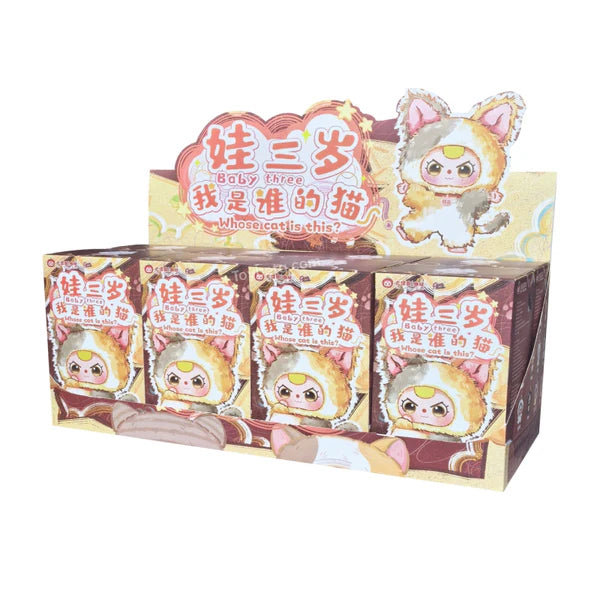 Baby Three-Whose Cat Plush Blind Box Am I