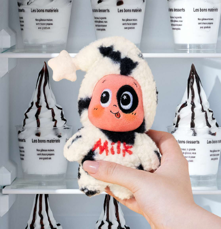 MOON GELATO Series-Milk Pudding Plush Blister Pack