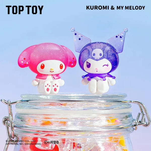 MY MELODY&KUROMI Ramune-Style Mini Figures Surprise Blind Bag