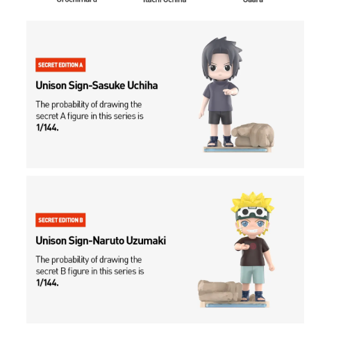 NARUTO SHIPPUDEN Childhood Series Figures
