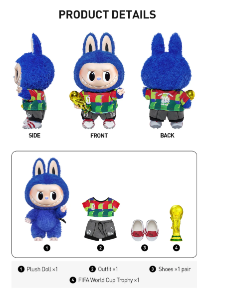 THE MONSTERS-Catch the Win Vinyl Plush Doll