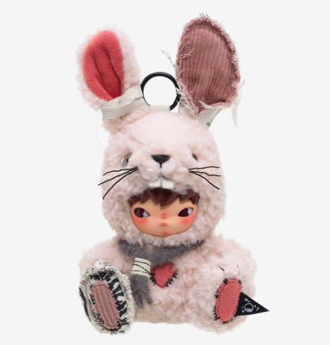 Hirono Little Hare Plush Doll Pendant(PREORDER)