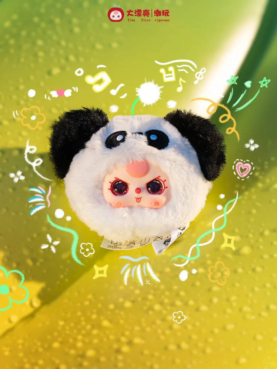 Baby three Mini animal head plush blind box