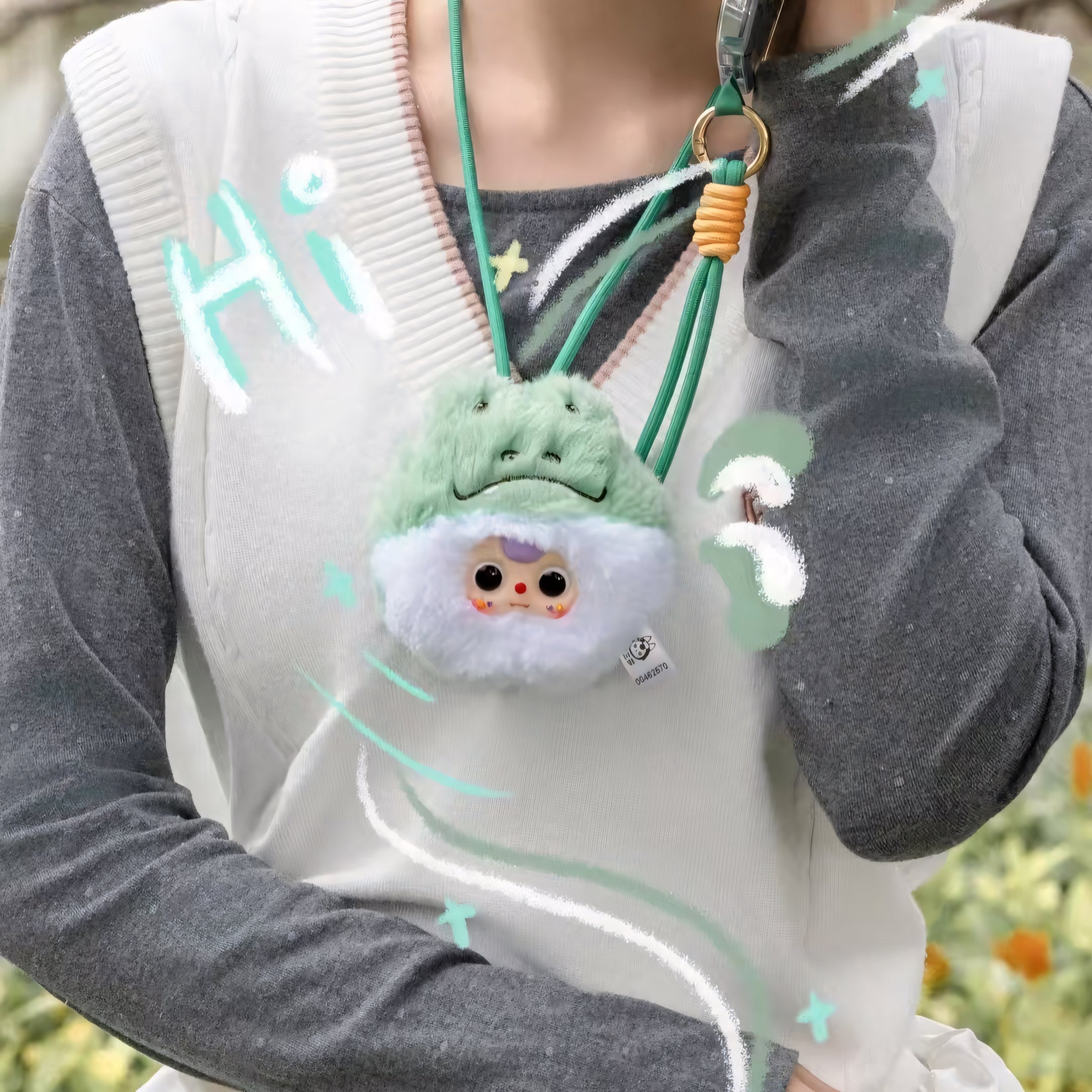 Baby Three Phone Lanyard