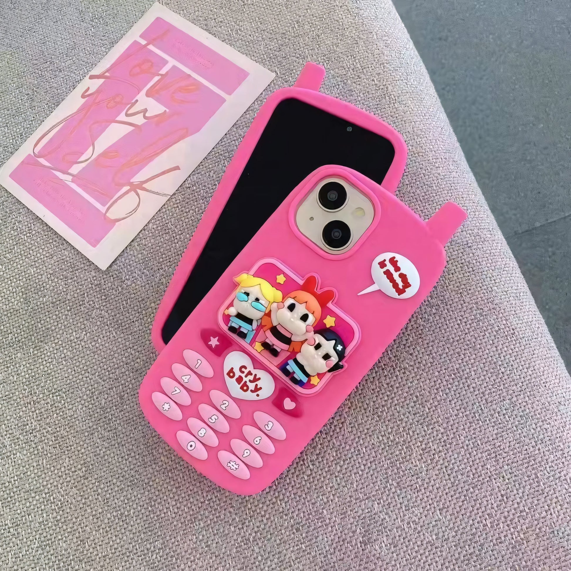 Cry Baby PowerPuff Girl Phonecase for iPhone 15 Pro Max