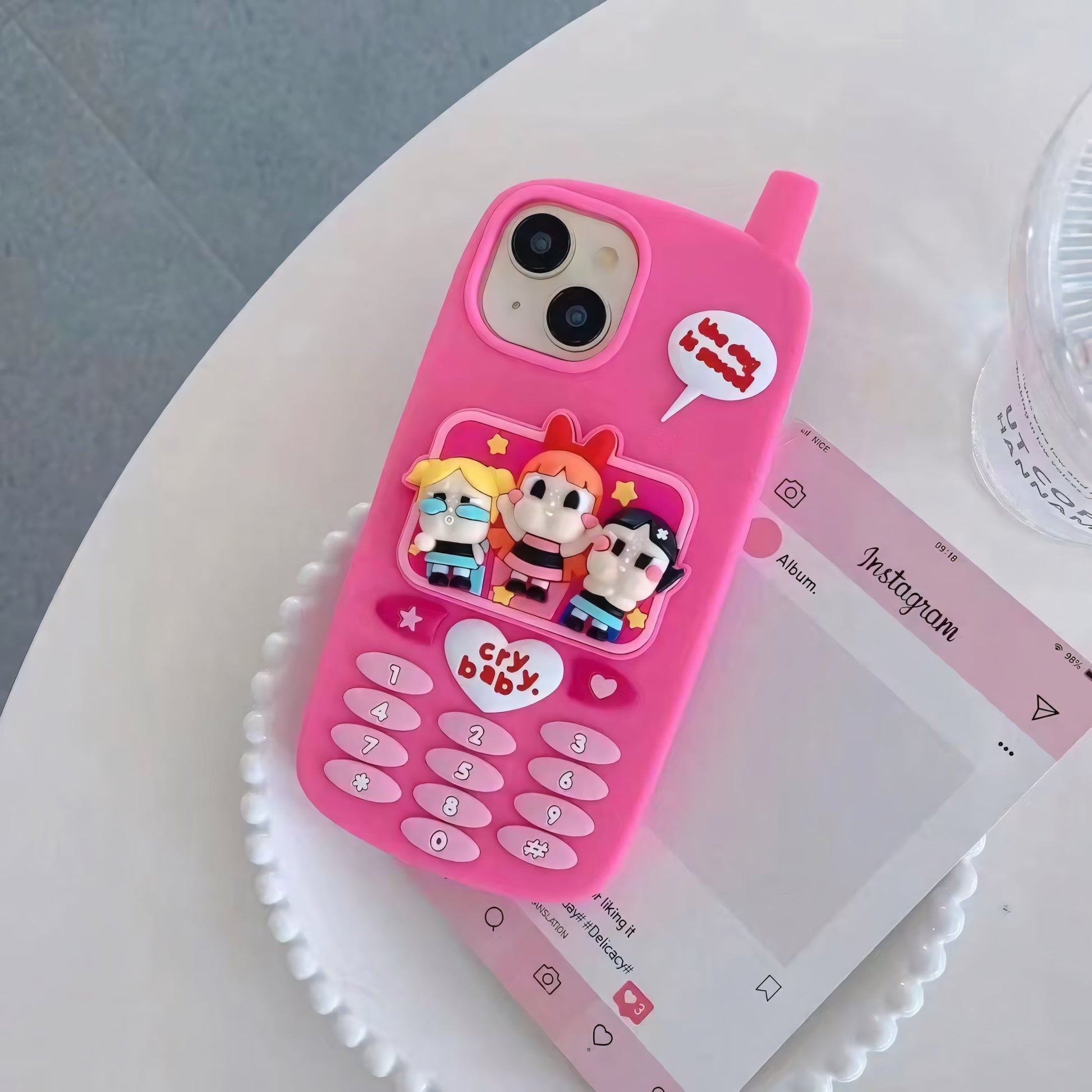 Cry Baby PowerPuff Girl Phonecase for iPhone 15 Pro Max