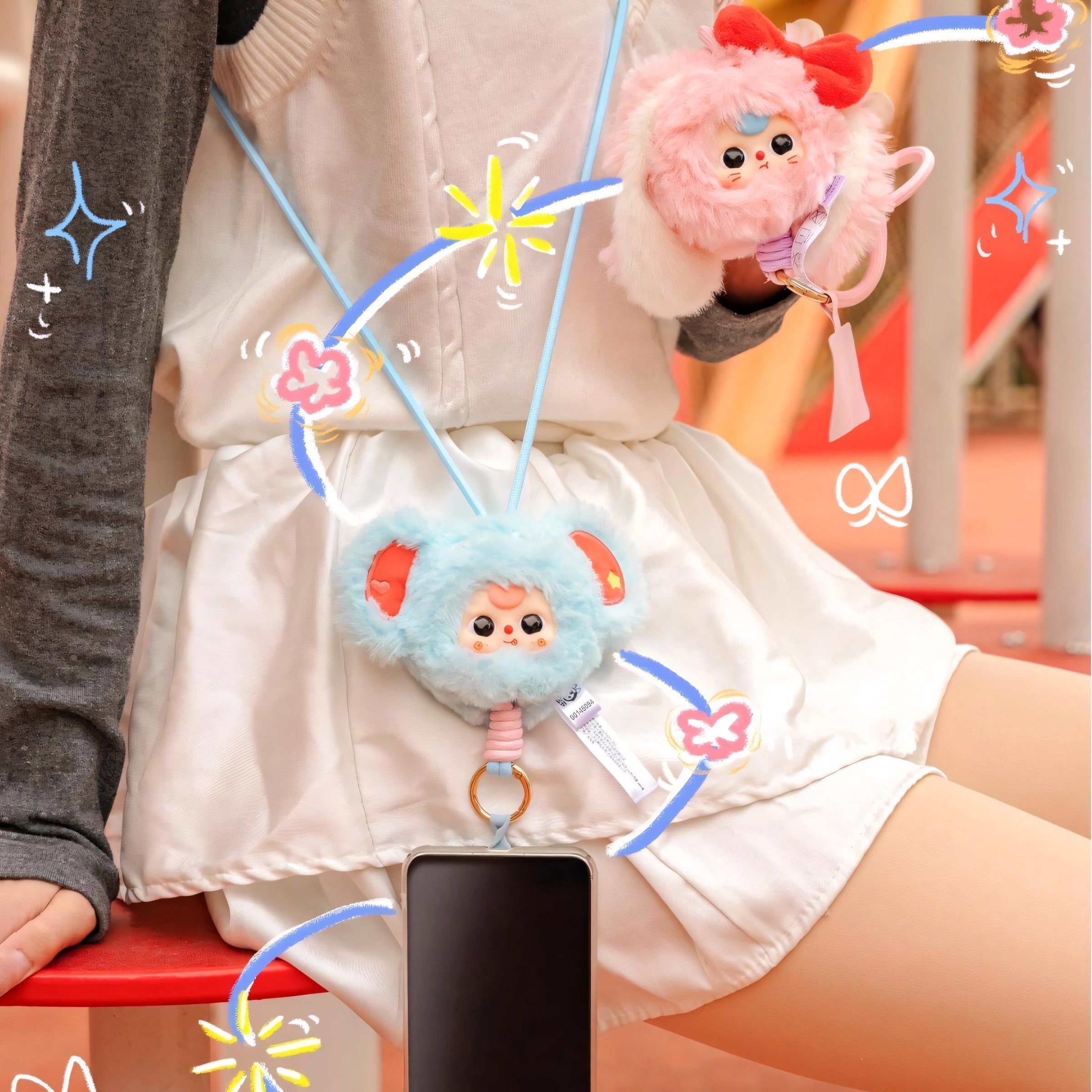 Baby Three Phone Lanyard