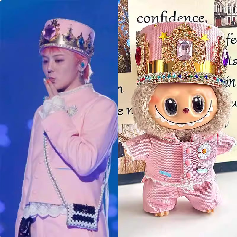 Pink Crown GD- 3-piece doll set