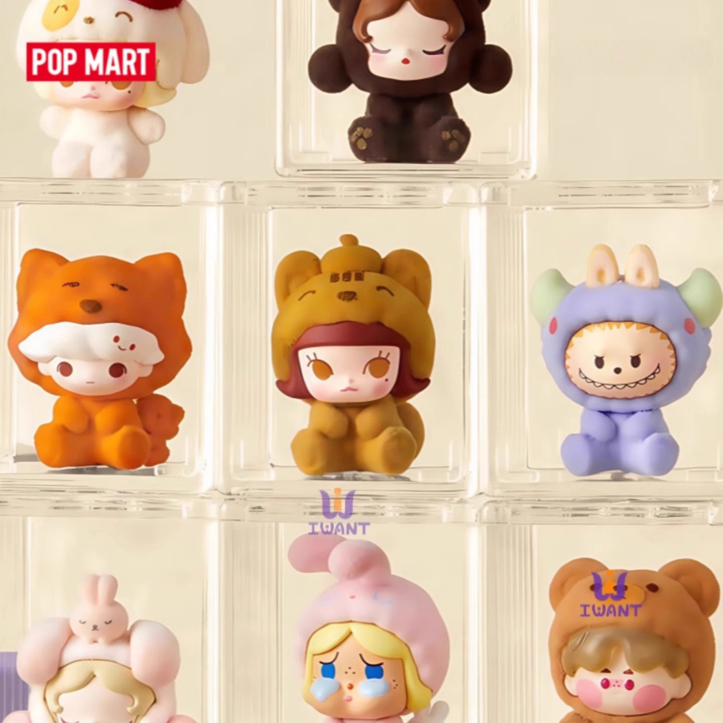 POP BEAN Pajama Cross Dressing Series Heart Clear Blind Box