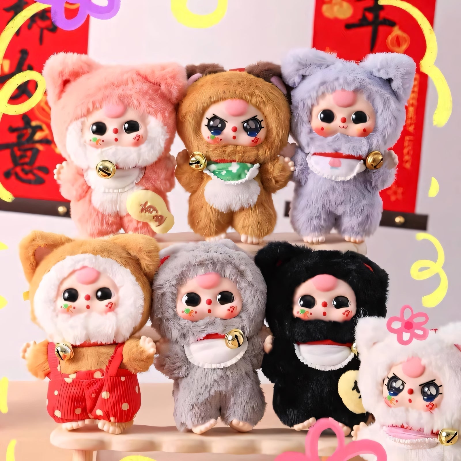 Baby three billonaire cat blind boxes