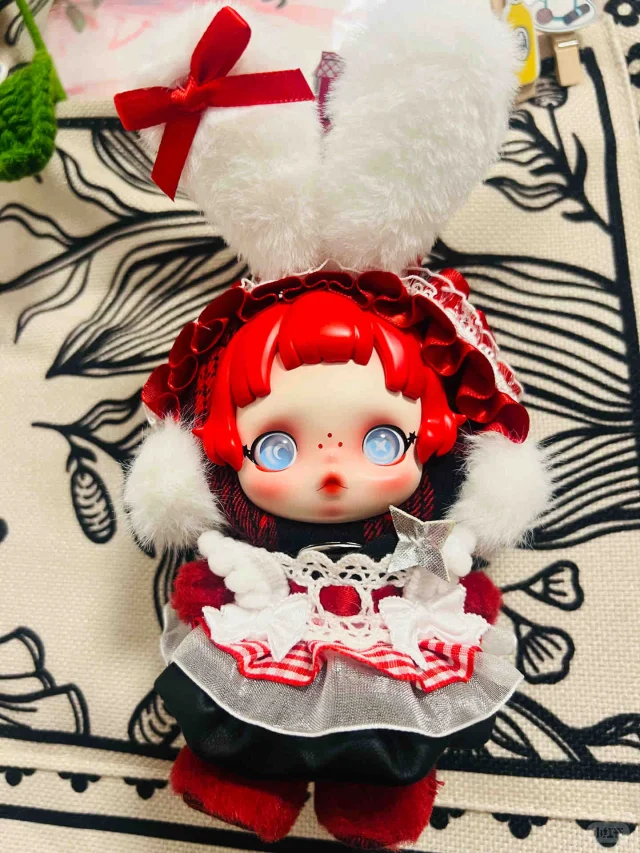 SP-NNY011 SKULLPANDA winter  movement series lined  plastic plush doll clothes  set doll clothes